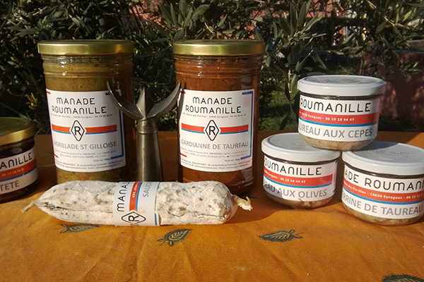 gardianne de taureau-manade a Eyragues-elevage de taureaux Camargue-elevage de chevaux Camargue-location de salle a Eyragues-vente de paillotes-courses de taureaux-eleveur de taureaux